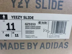PK God Batch adidas Yeezy Slide Enflame Oil Painting White Grey GZ5553 review Stockxkicks  01