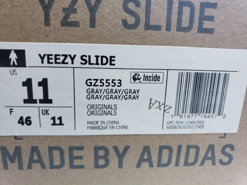 PK God Batch adidas Yeezy Slide Enflame Oil Painting White Grey GZ5553 review 