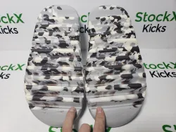 PK God Batch adidas Yeezy Slide Enflame Oil Painting White Grey GZ5553 review Stockxkicks  06