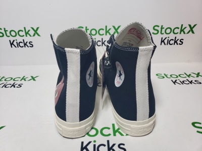 CDG Play x Converse Chuck Taylor All Star 70 High Top 150204C review Stockxkicks 02