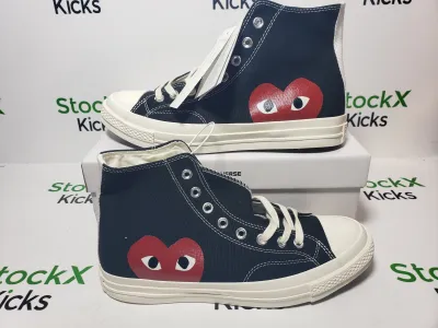 CDG Play x Converse Chuck Taylor All Star 70 High Top 150204C review Stockxkicks 04