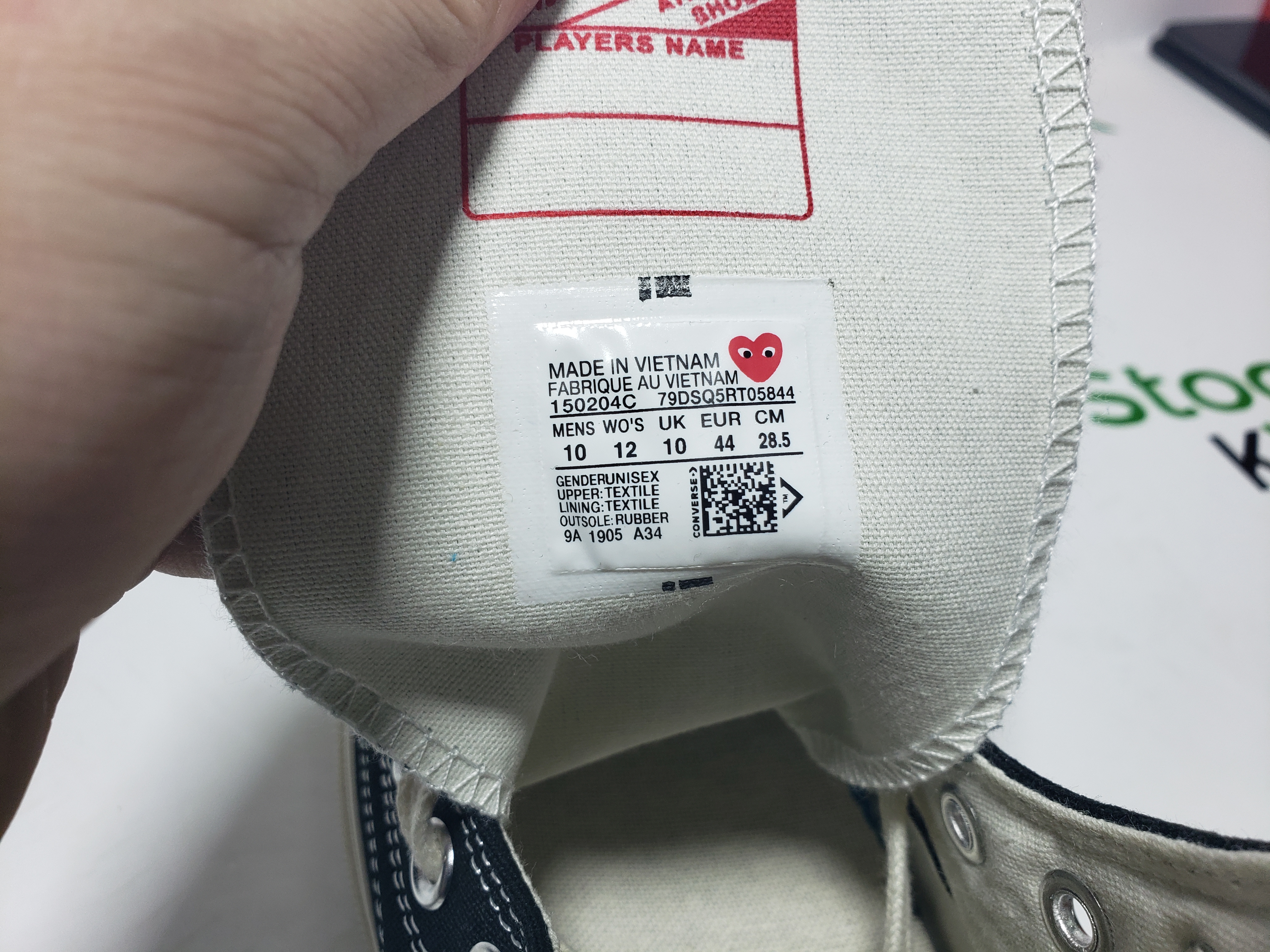 CDG Play x Converse Chuck Taylor All Star 70 High Top 150204C review Stockxkicks 05