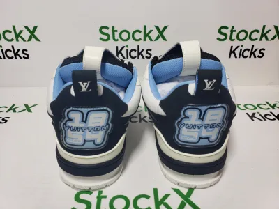 【FLASH SALE】Louis Vuitton LV Skate Sneaker Marine White 1AARRL review Stockxkicks  02