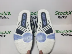 【FLASH SALE】Louis Vuitton LV Skate Sneaker Marine White 1AARRL review Stockxkicks  06