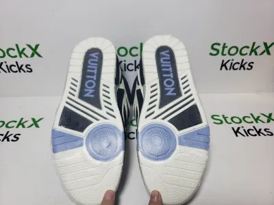 【FLASH SALE】Louis Vuitton LV Skate Sneaker Marine White 1AARRL review Stockxkicks  05
