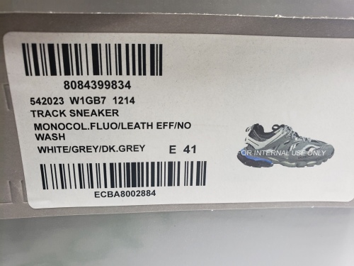 Balenciaga Track Tess S.Grey (LED) 555032 W1GB7 1214 review 