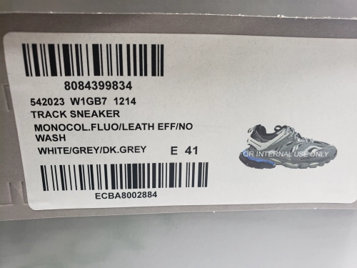 Balenciaga Track Tess S.Grey (LED) 555032 W1GB7 1214 review 