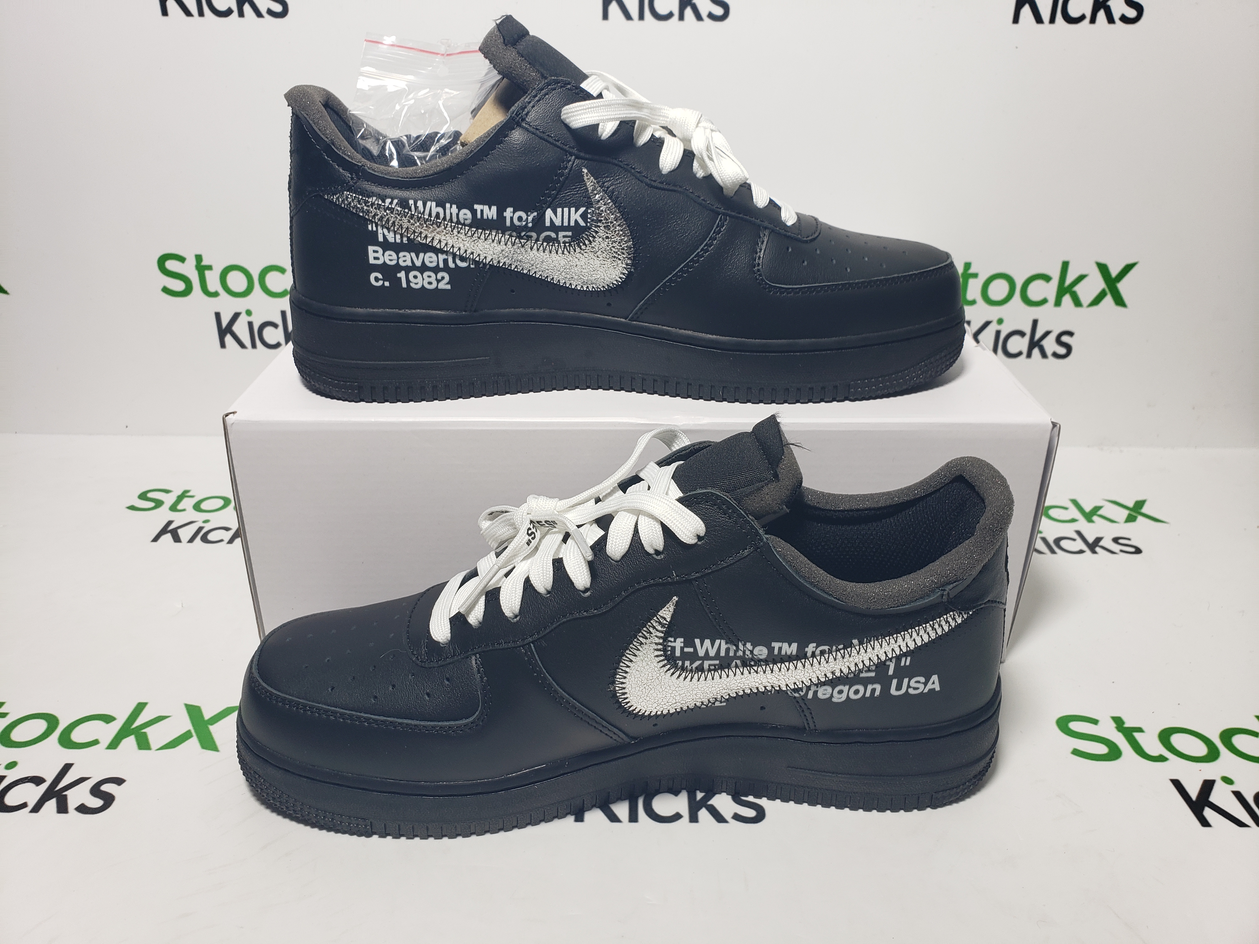 PK God Batch Nike Air Force 1 Low '07Virgil x MoMA (No Socks) AV5210-001 review Stockxkicks 06