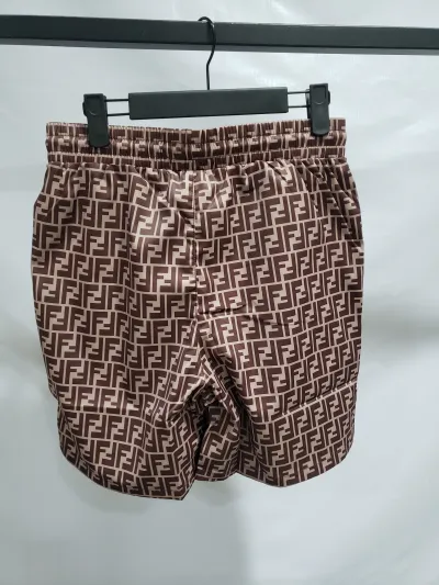 Fendi FF Motif Swim Shorts Brown CK SS22 review Stockxkicks 00