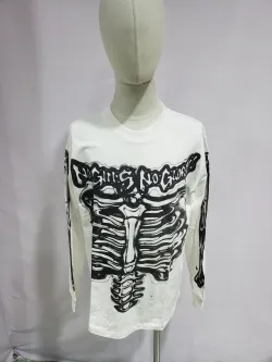 Hellstar Airbrushed Bones Longsleeve White CK20211225 review Stockxkicks 02