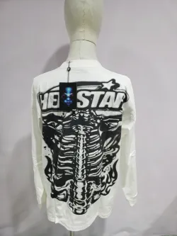 Hellstar Airbrushed Bones Longsleeve White CK20211225 review Stockxkicks 04