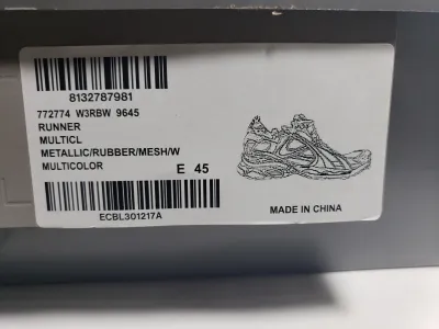 Balenciaga Runner White Multicolor 772774W3RBW9645 review Stockxkicks 00