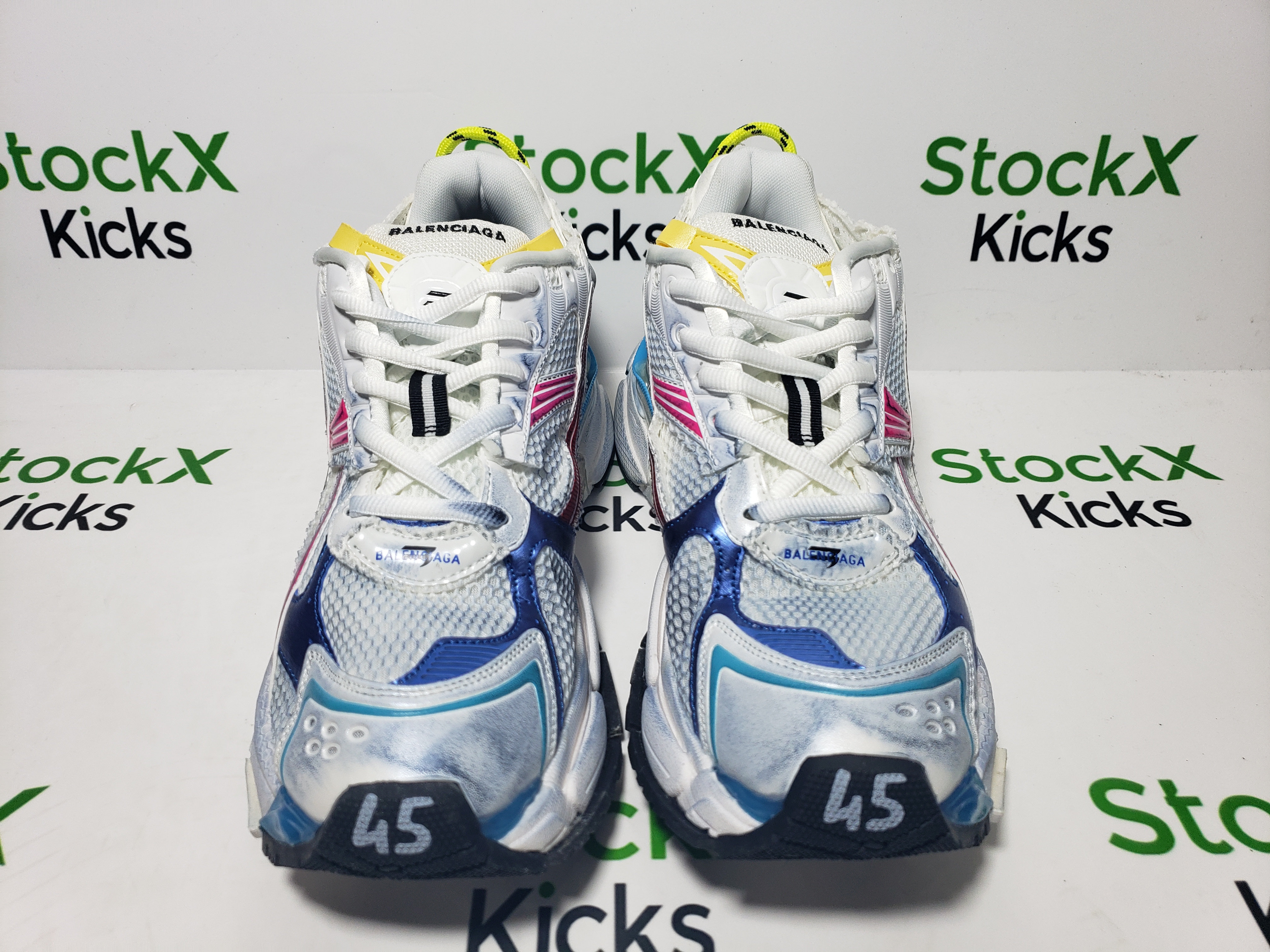 Balenciaga Runner White Multicolor 772774W3RBW9645 review Stockxkicks 01