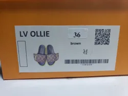 Louis Vuitton Brown Monogram Nylon Pool Pillow Comfort Flat Slides review Stockxkicks 01