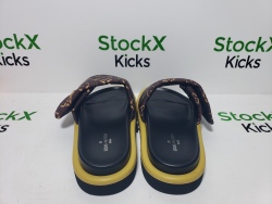 Louis Vuitton Brown Monogram Nylon Pool Pillow Comfort Flat Slides review Stockxkicks 03