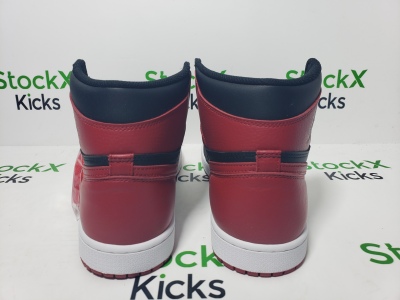 H12 Batch Air Jordan 1 Retro High Bred Banned (2016) 555088-001 review Stockxkicks 02