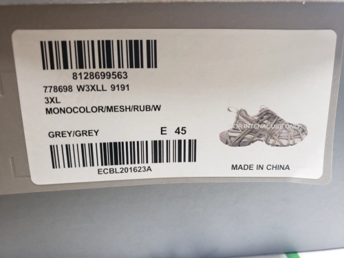 Balenciaga 3XL Sneaker Worn-Out - Brown Grey 778698 W3XLL 9191 review 