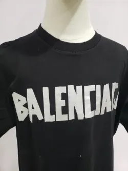 Balenciaga Masking Tape T-shirt Black review Stockxkicks 03