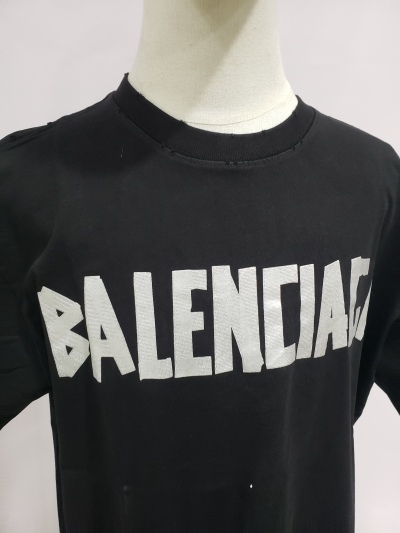 Balenciaga Masking Tape T-shirt Black review Stockxkicks 02
