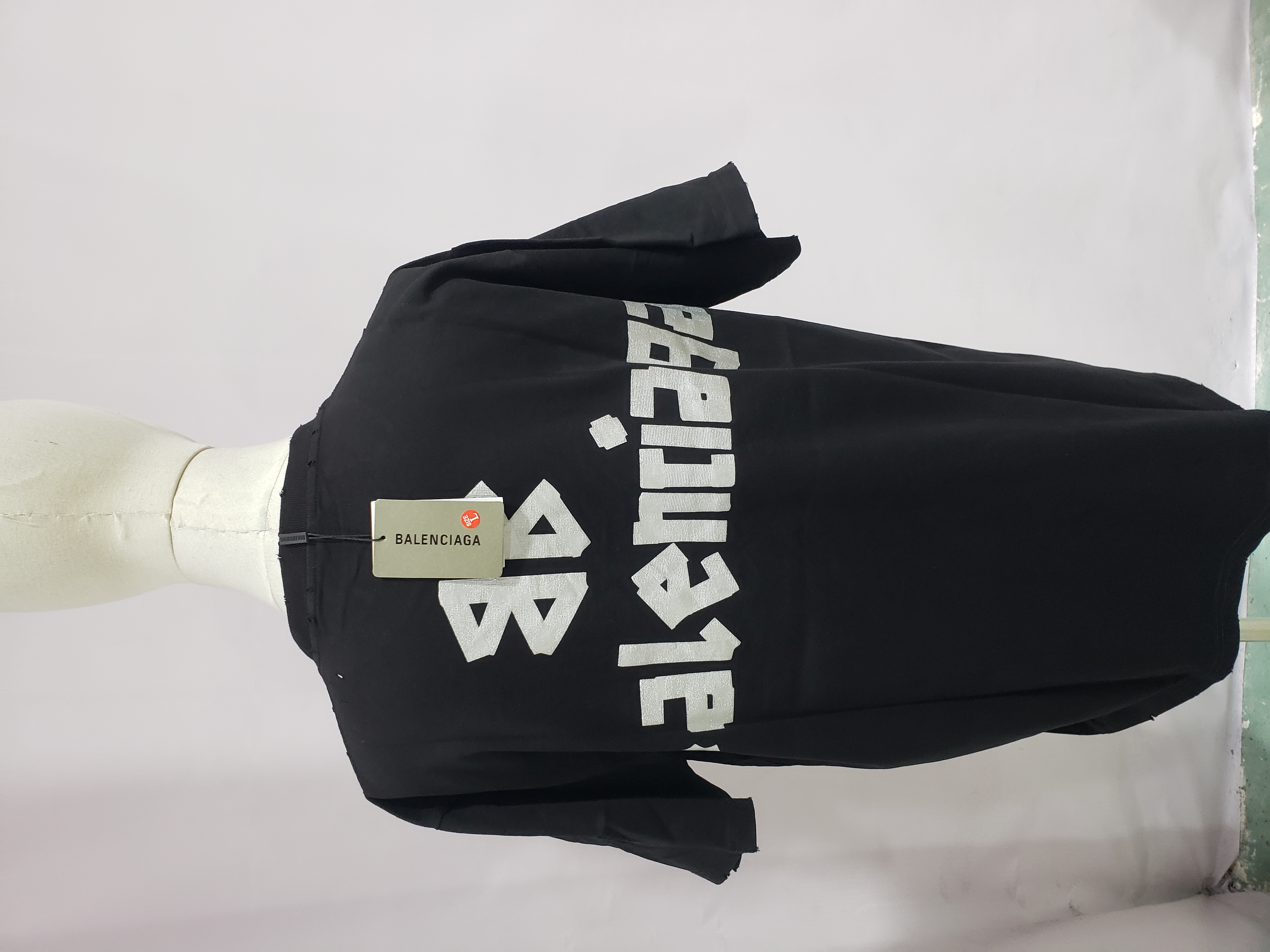 Balenciaga Masking Tape T-shirt Black review Stockxkicks 03