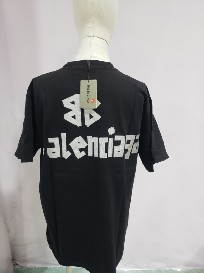 Balenciaga Masking Tape T-shirt Black review Stockxkicks 03
