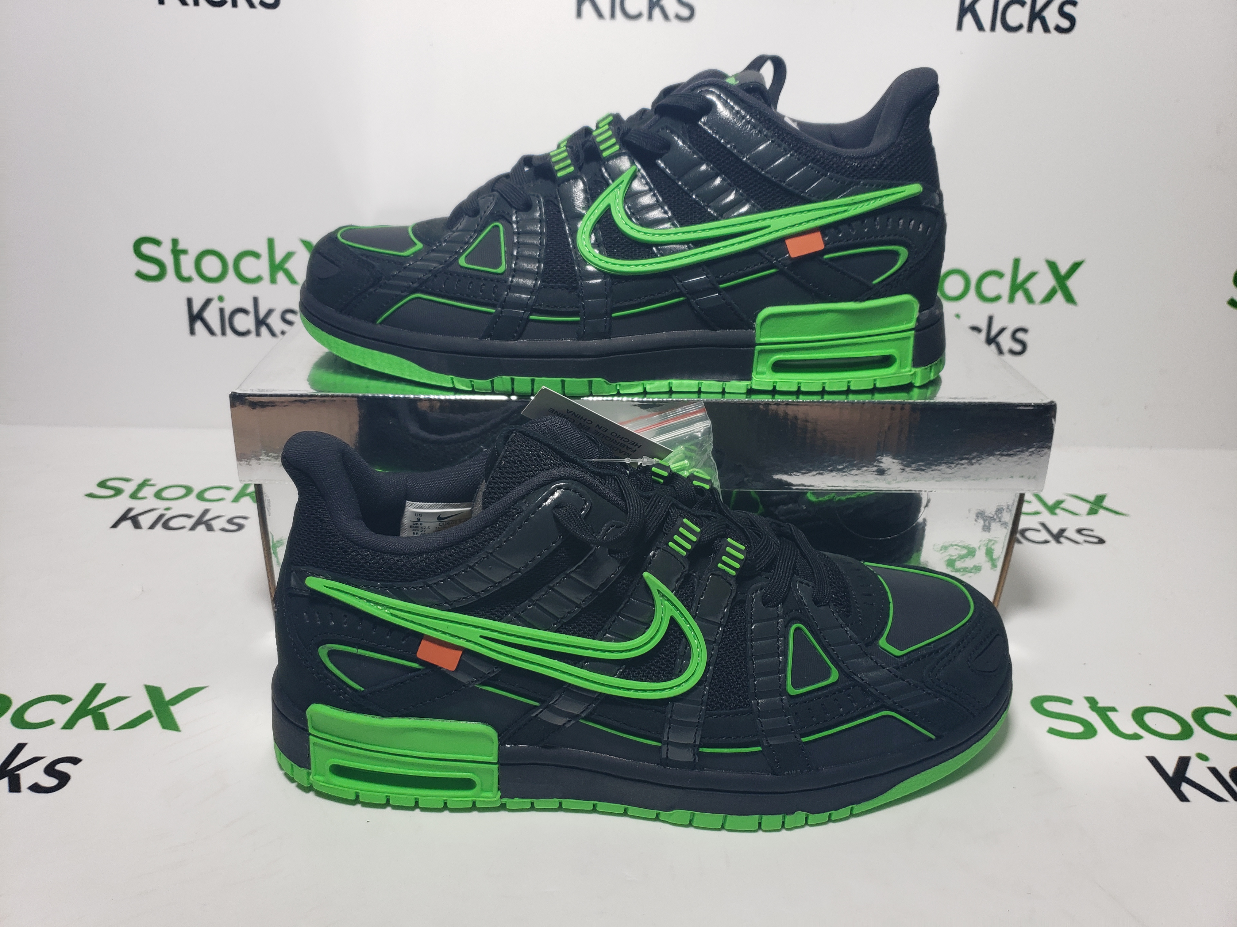 PK God Batch Nike Air Rubber Dunk Off-White Green Strike CU6015-001 review Stockxkicks 04