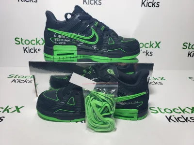 PK God Batch Nike Air Rubber Dunk Off-White Green Strike CU6015-001 review Stockxkicks  05