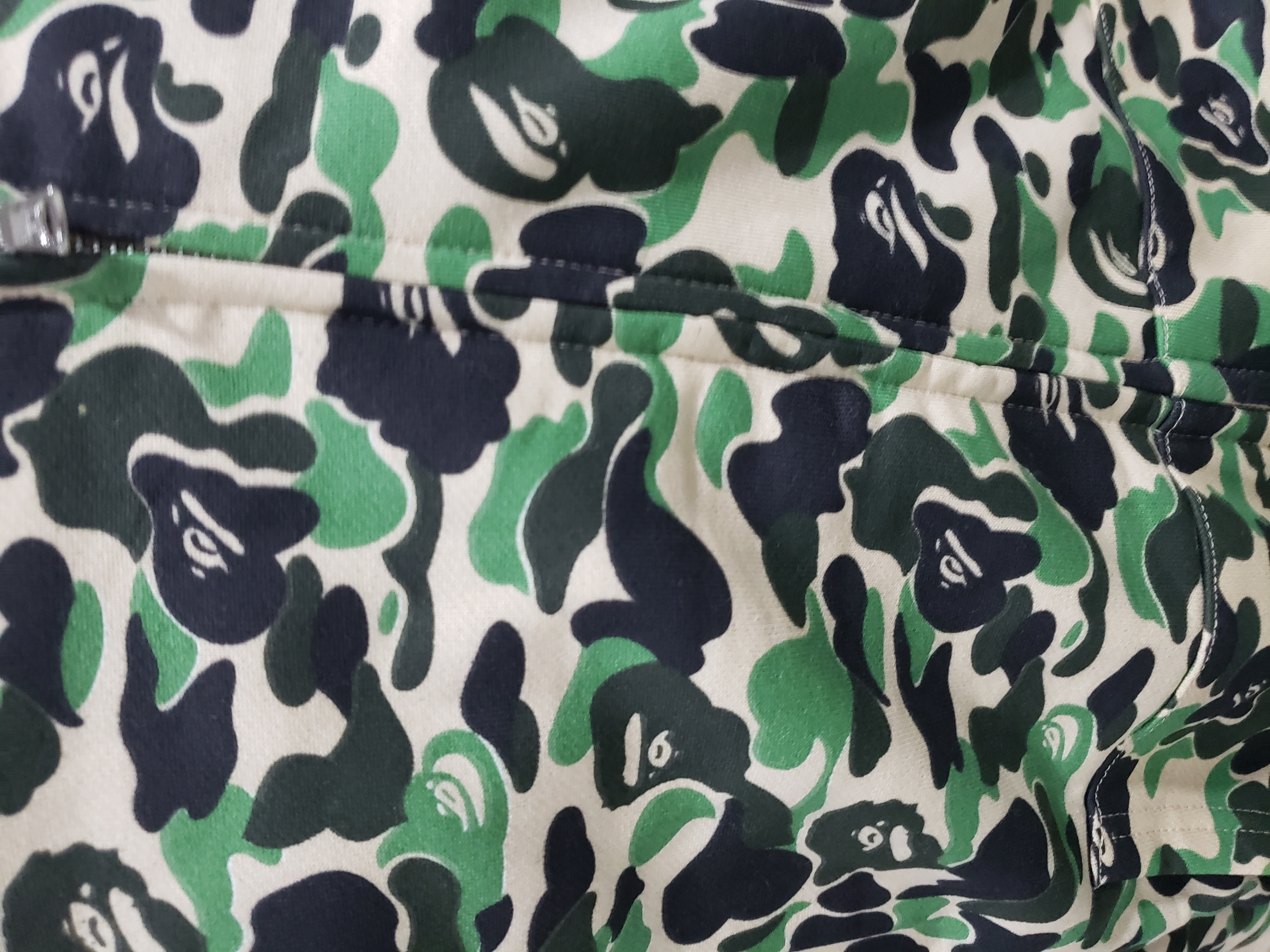 BAPE ABC Camo Shark Zip Hoodie Green review Stockxkicks 02