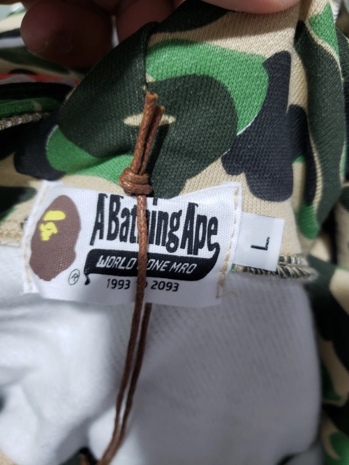 BAPE ABC Camo Shark Zip Hoodie Green review 