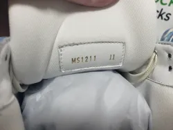 LV Trainer Sneaker Light Blue Grid 1AHCYA review Stockxkicks 04