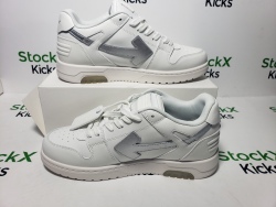 PK God Batch OFF-WHITE Out Of Office OOO Low Tops White Black White Silver H OMIA189F 23LEA009 0172 review Stockxkicks 07