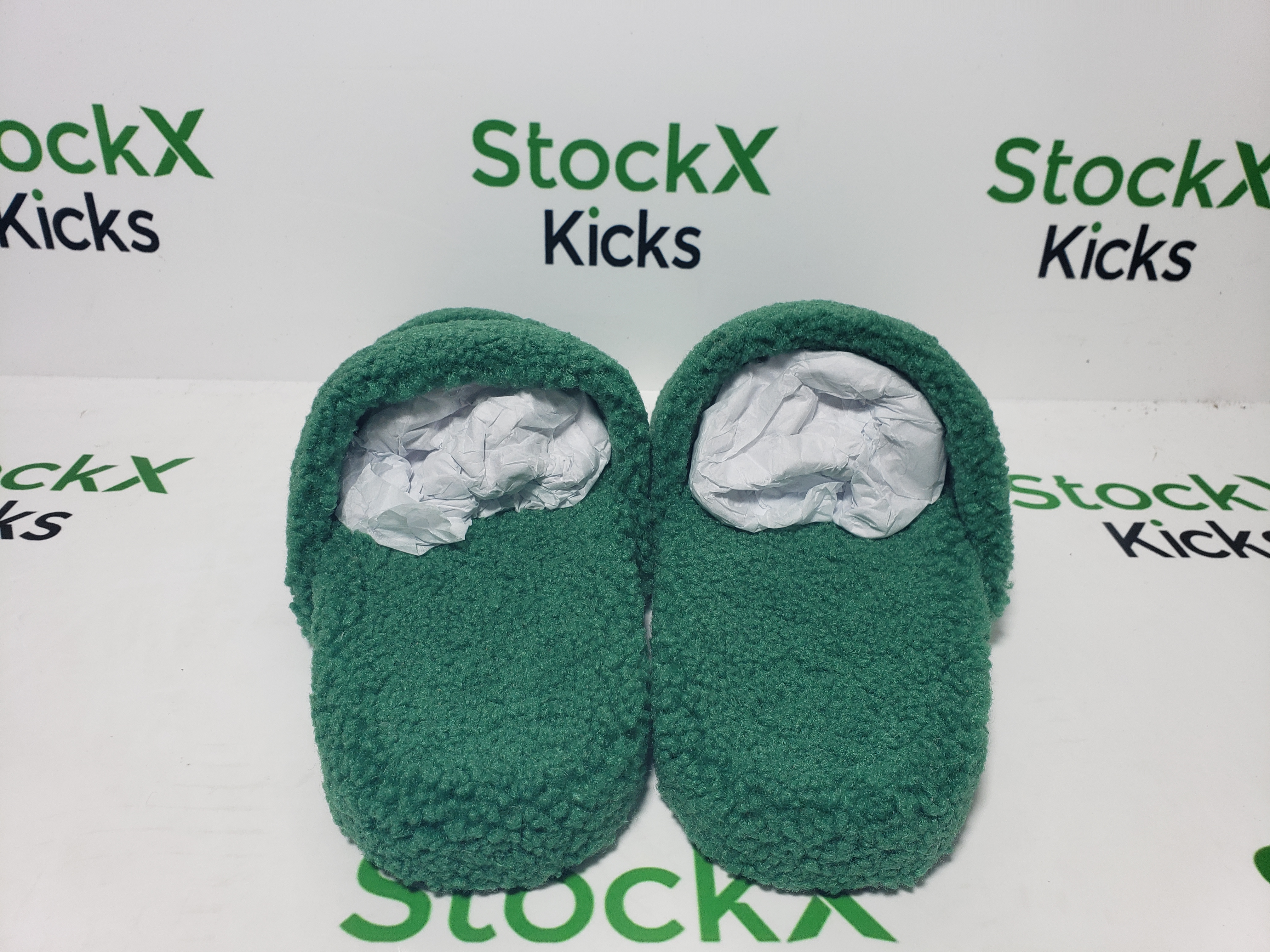 Balenciaga Furry Slide Green CK 654261W2DO13060（QC needs at least 5 days or more） review Stockxkicks 02