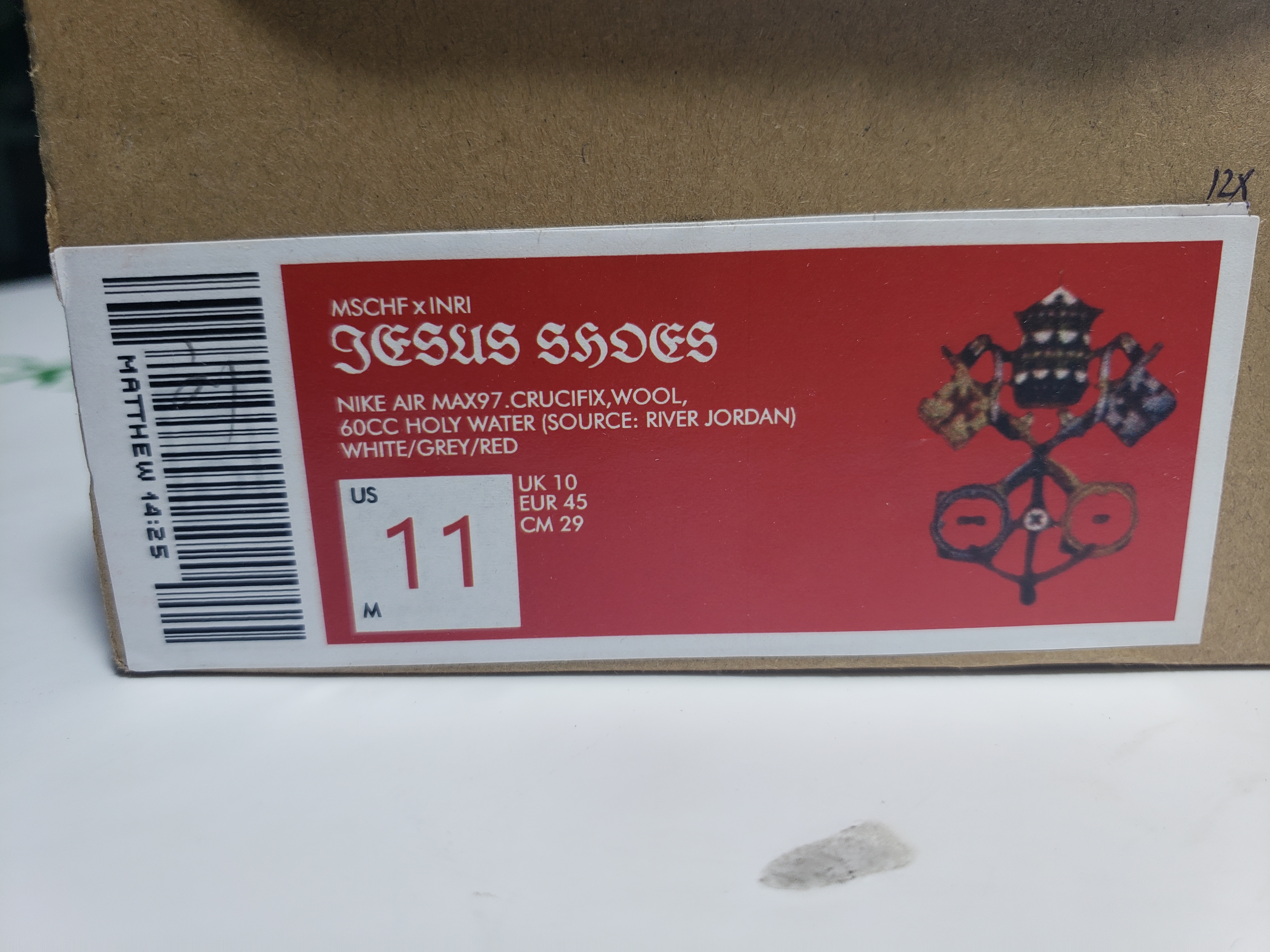 LJR Batch Nike Air Max 97 Mschf X Inri Jesus 921826-101 review Stockxkicks 00
