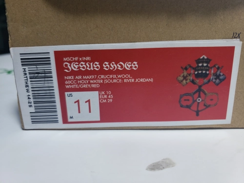 LJR Batch Nike Air Max 97 Mschf X Inri Jesus 921826-101 review 