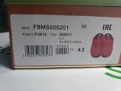 Marni Red LONG-HAIR CALFSKIN FUSSBETT SABOT Slide SBMR000600P412200B56 review Stockxkicks  01