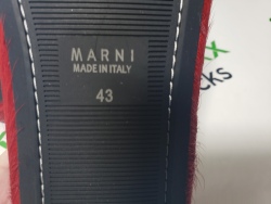 Marni Long-hair Calfskin Fussbett Sabot Red SBMS004601P412200R66 review Stockxkicks 04