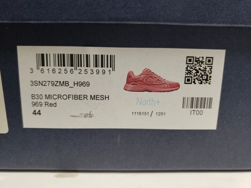 Dior B30 x Stone Island Sneaker Red CK241115 review 