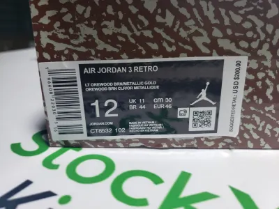 PK God Batch Air Jordan 3 Retro Palomino CT8532-102 review Stockxkicks 00