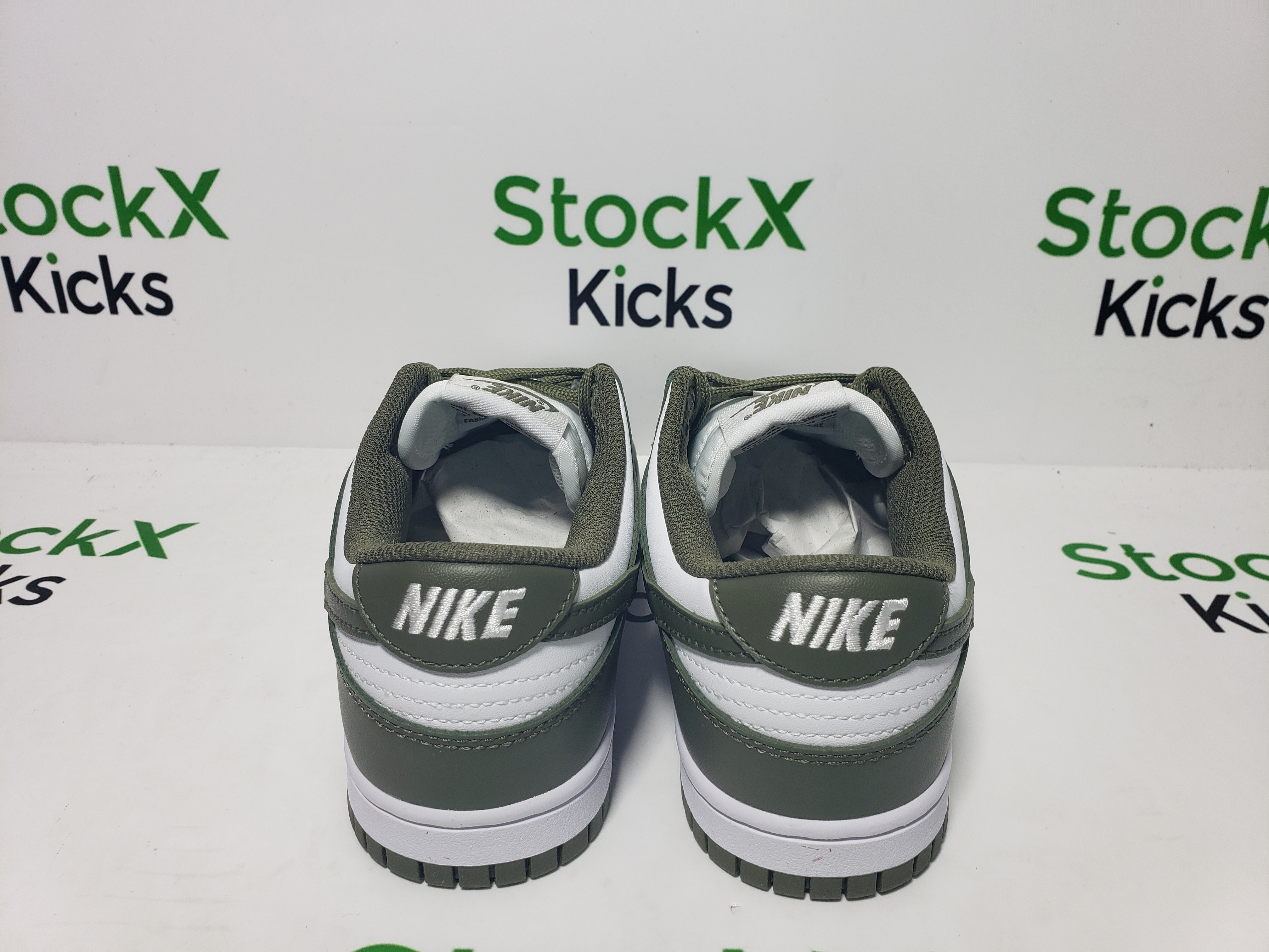 [Sale] Nike Dunk Low White Scattered olive Green DD1503-120 review Stockxkicks 02