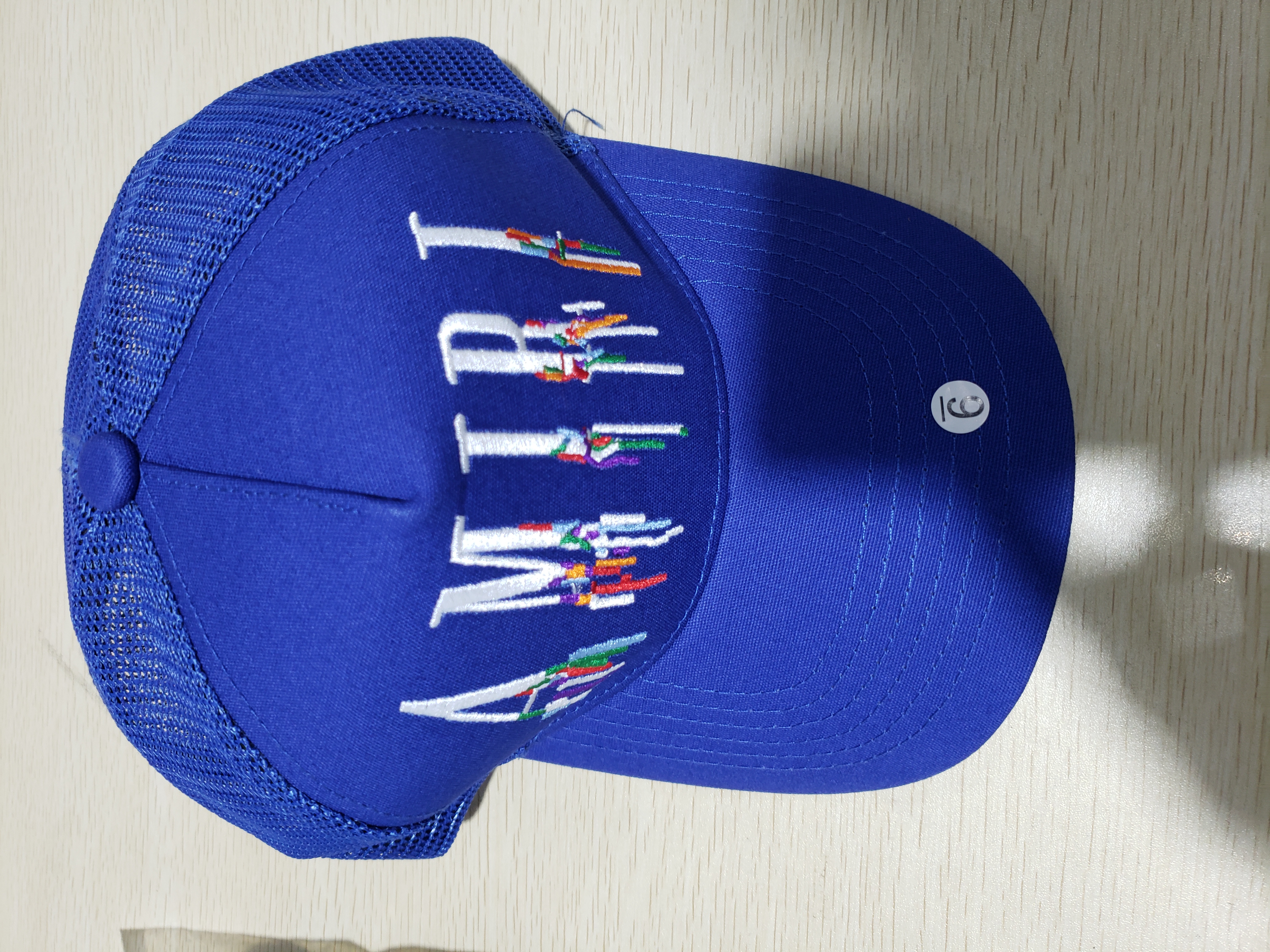 [Add One] Amiri Blue Paint Drip Trucker Hat YZ AM004 review Stockxkicks 00