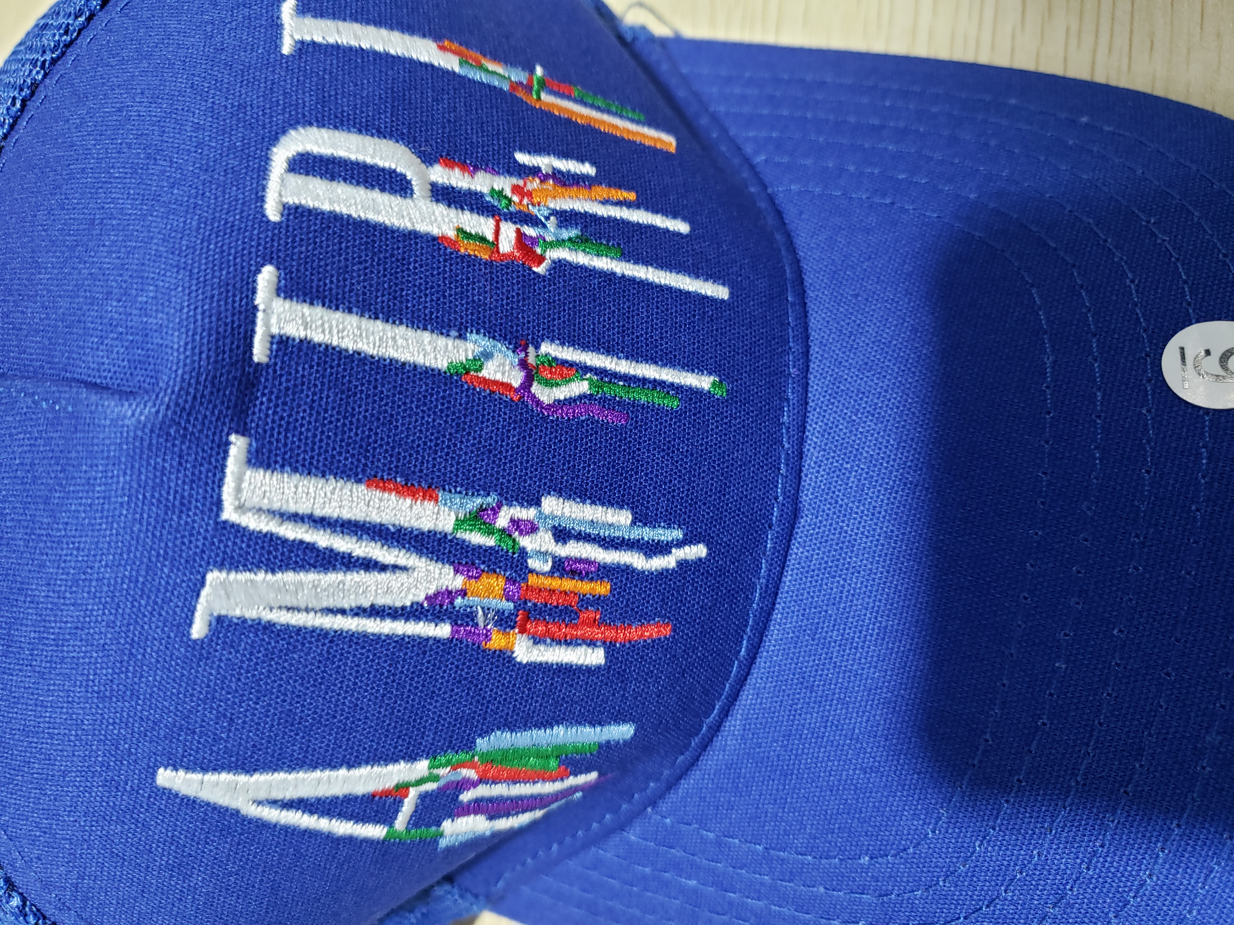 [Add One] Amiri Blue Paint Drip Trucker Hat YZ AM004 review Stockxkicks 01