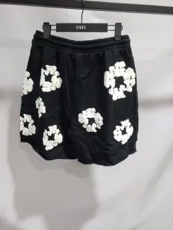 Denim Tears The Cotton Wreath Shorts Black review Stockxkicks  01