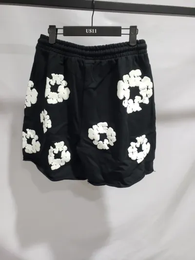 Denim Tears The Cotton Wreath Shorts Black review Stockxkicks  00
