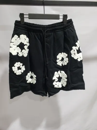 Denim Tears The Cotton Wreath Shorts Black review Stockxkicks  03