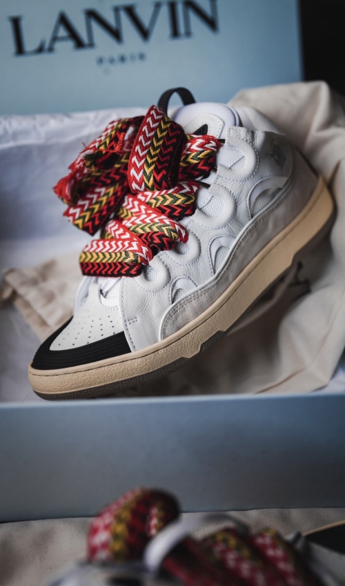 Lanvin Leather Curb White Ivory FM-SKRK11-DRAG-A2000 review 