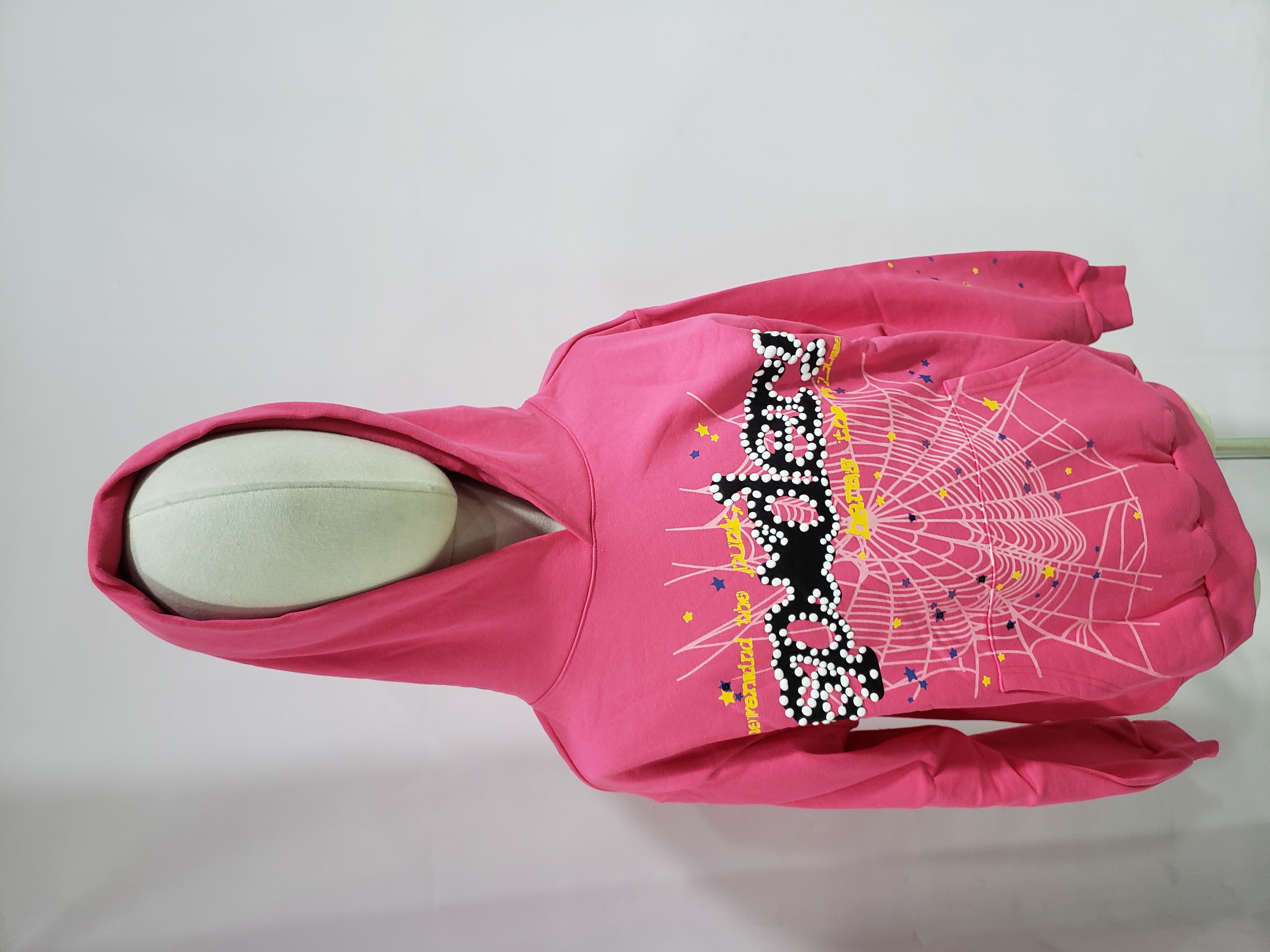 Sp5der P*NK Hoodie Pink YZ EG912 review Julius Martinez 01