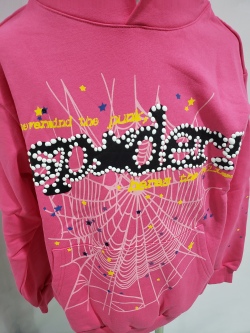 Sp5der P*NK Hoodie Pink YZ EG912 review Julius Martinez 03