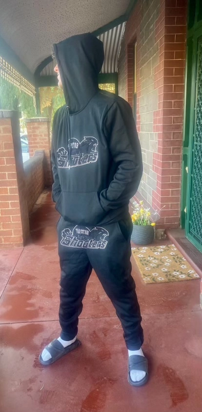 Trapstar Shooters Hoodie Sweatpant Tracksuit Black Red CK 241206 review 