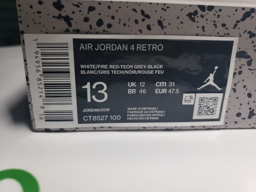 PK God Batch Air Jordan 4 Retro White Oreo (2021) CT8527-100 review 