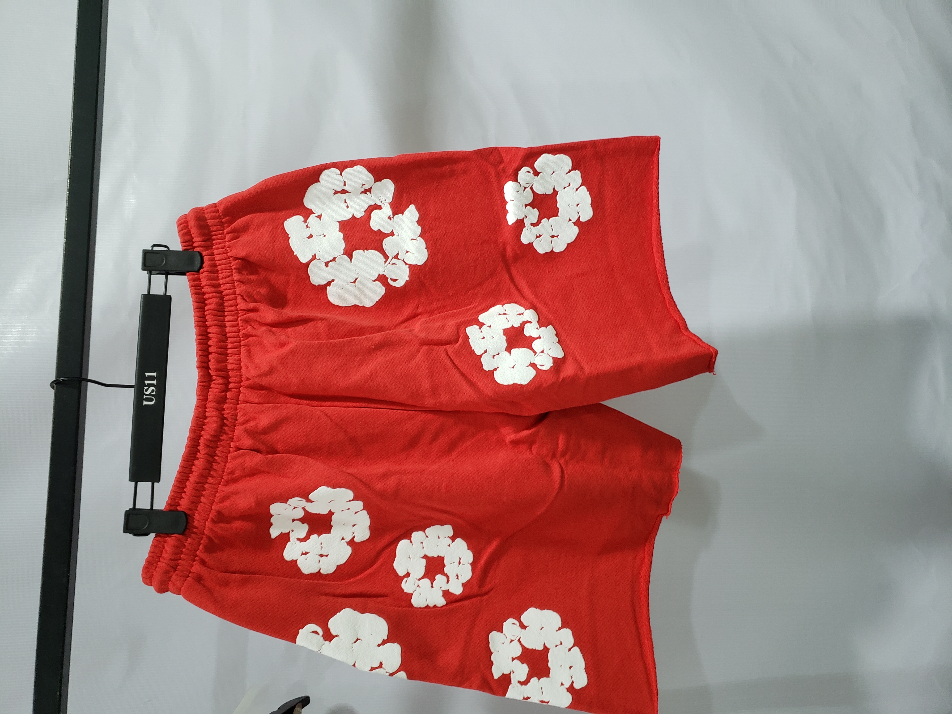 Denim Tears The Cotton Wreath Shorts Red review stockxkicks 04